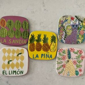 Anthropologie Coaster Set